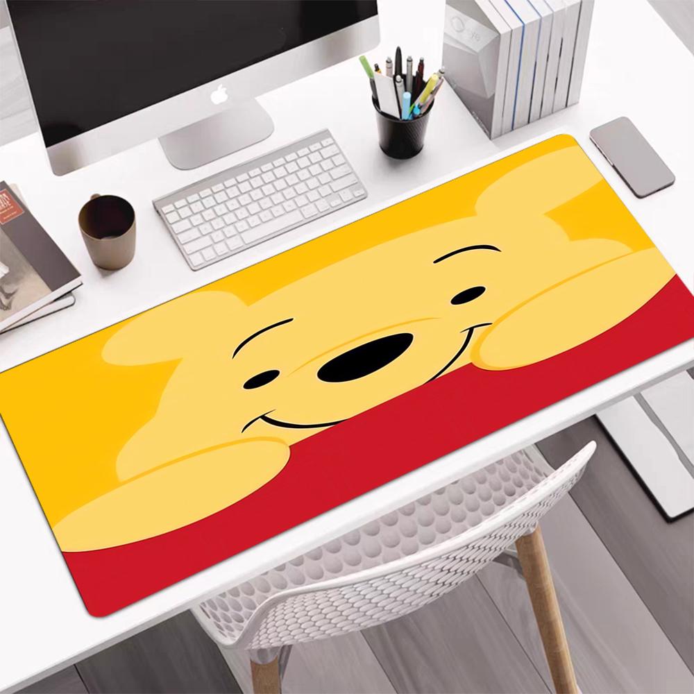 Winnie Theme Mouse Pad, Non Slip Rubber Base, Multifunctional Office & Home Decor, Perfect for Workspace Personalization.