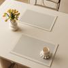 Wasserdichte und ölabweisende kleine Tischmatte, Ledertischdecke zur Tischisolierung, Hotel-Essstellenteller-Matte, Leichter Luxus-West-Essplatz-Matte