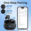 Wireless Earbuds Bluetooth Headphones 5.3 HiFi Stereo Earphones Touch Control IPX7 Waterproof Deep Bass Sports Ear Buds with Built-in Mic for Running