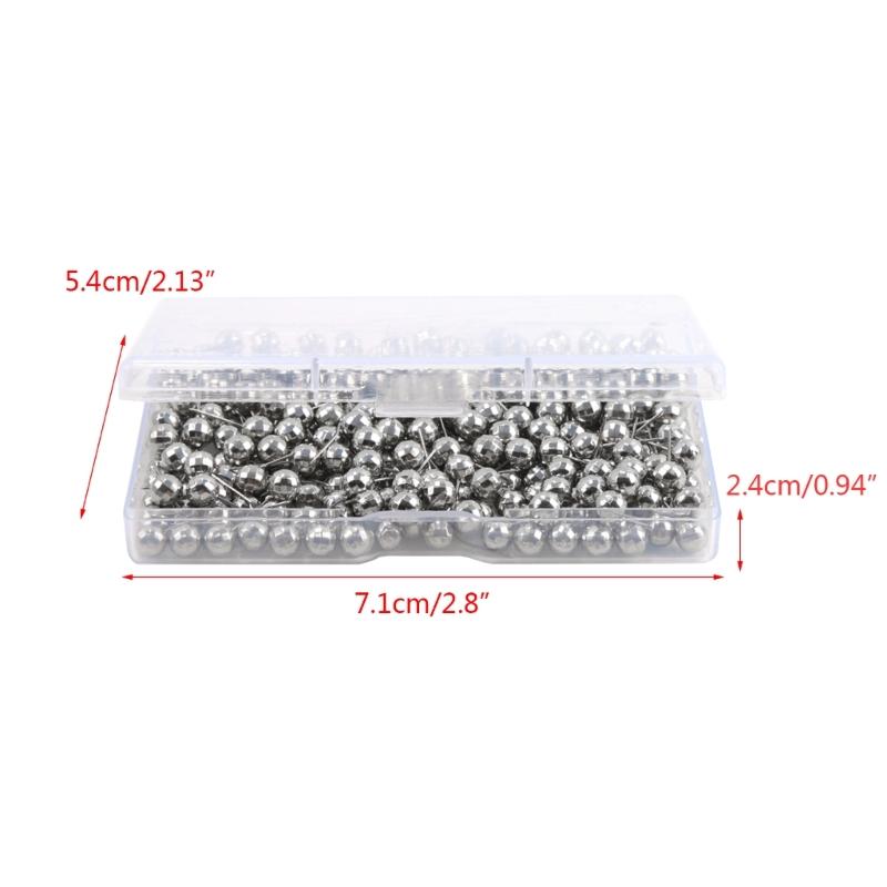 Sewing Pins with Coloured Head, 500Pcs Ball Head Pins Sewing Pins for Wedding DIY Dressmaking Craft Sewing Bouquet Pins