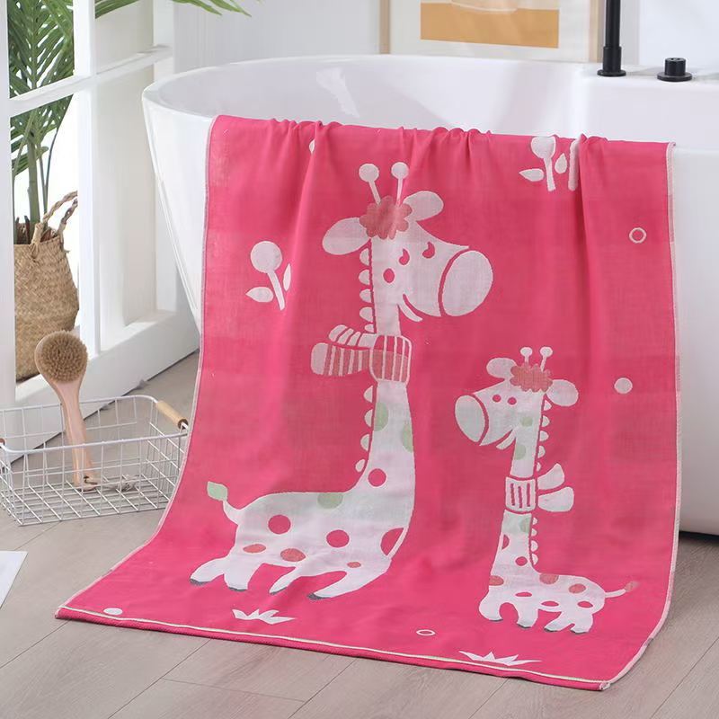 Домашнее банное полотенце из хлопковой марли банное полотенце для взрослых банное — фото 6