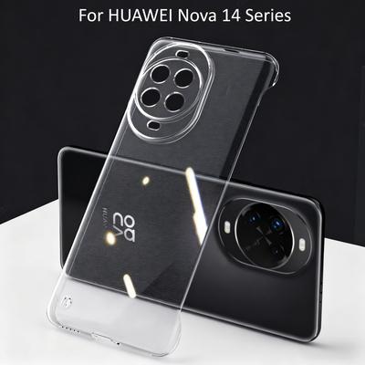 Für Huawei Nova 14 13 12 11 10 9 8 Pro Ultra SE Rahmenlose PC Handyhülle nova14 13pro 12ultra Transparent Ultradünne Rückseitige Abdeckung Schale