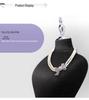 Plus Size Fabric Half-Body Mannequin with Pinned Design for Women's Clothing Display