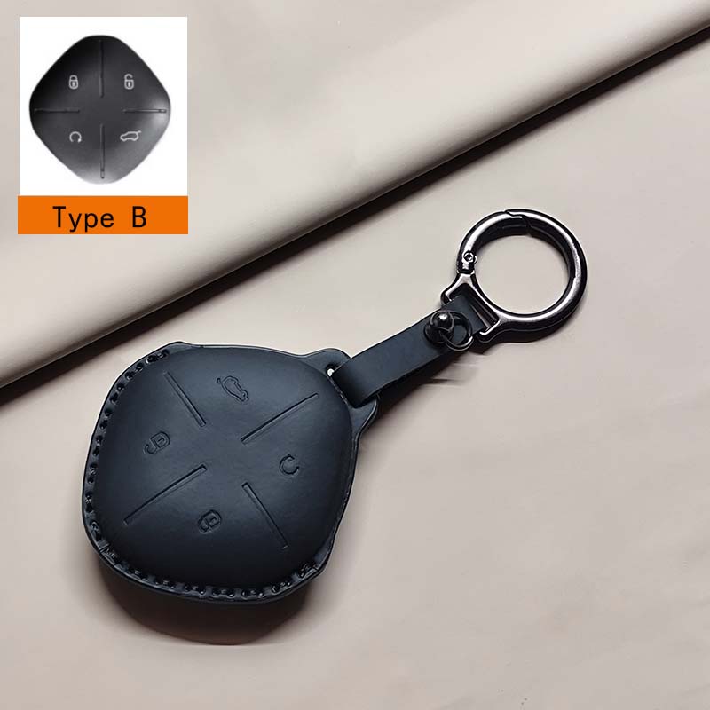 Car Remote Key Case Cover for Jetour DASHING X-1 Plus DTC I-DM IDM Leather Keychain Shell Protector Durable Luxury Accessories