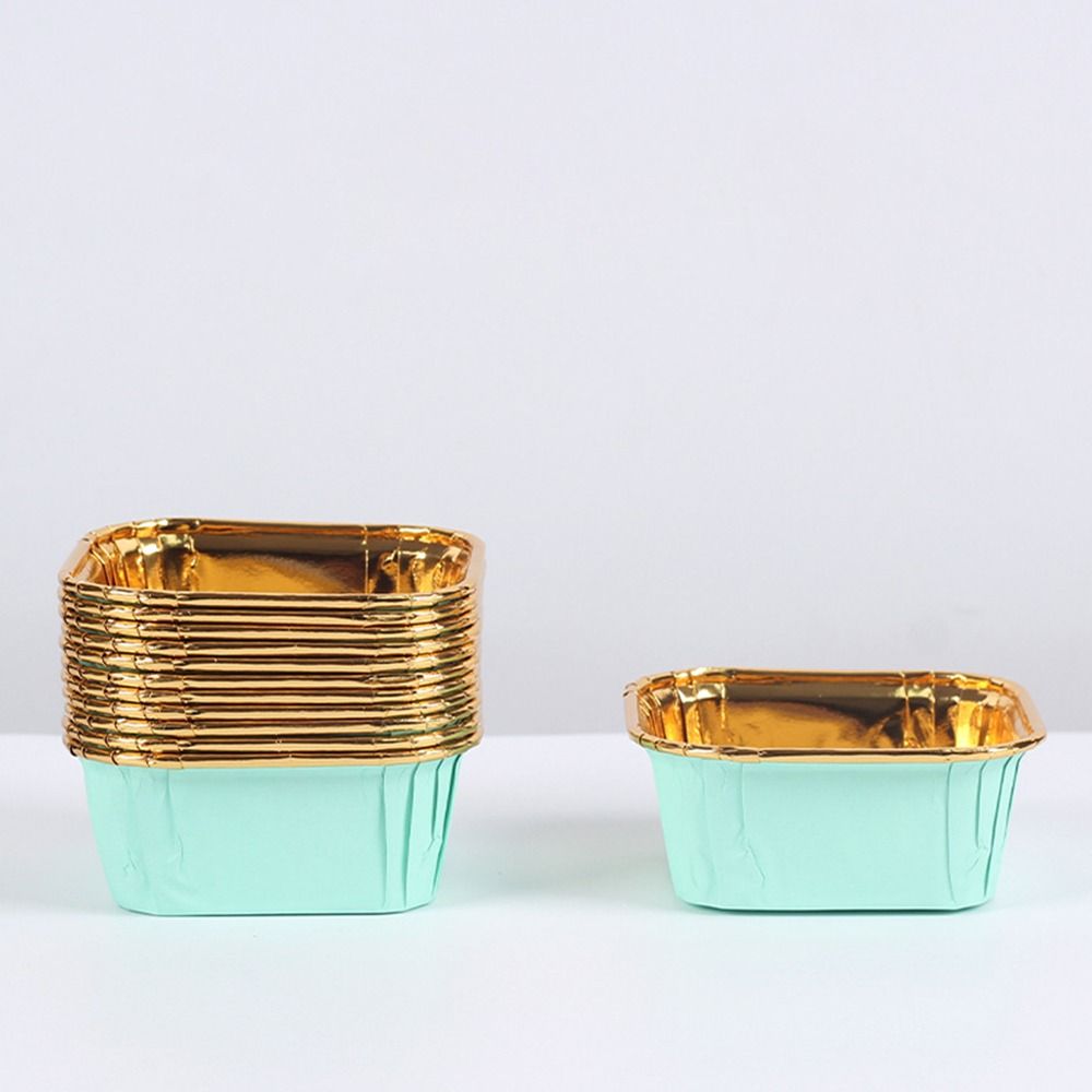 Air Fryer Reusable Muffin Cupcake Cups Aluminum Foil Tin Cup Pudding Cake Mold Dessert Cups