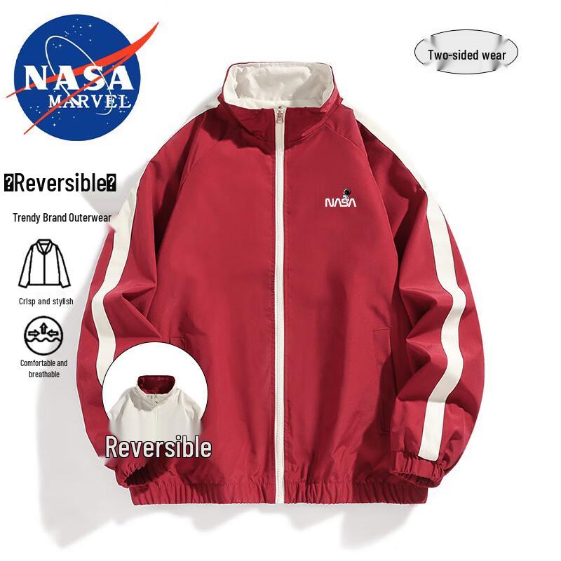 

NASA Marvel Unisex Reversible Stand-Collar Jacket XL