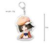 Monogatari Series Keychain: Hachikuji Mayoi & Hitagi Senjougahara Acrylic Pendant