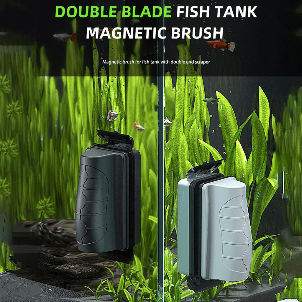 Magnetic Algae Scraper Floating Double Sided Scratch   Aquarium Strong Magnetic Cleaner for Aquarium Fish