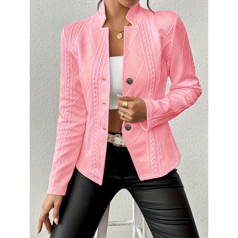 Fashion Long Sleeve Autumn and Winter Women Suit Jackets New Buttons Office Elegant Casual Shirts Loose Slim Fit Simple Female Basic Coats Clothing