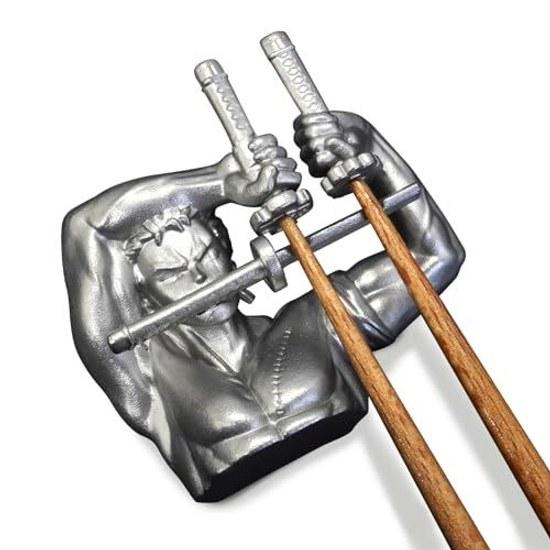 Extreme Tiger Hunting Chopstick Rest One Piece Zoro Goods Sword Roronoa Character Fun Present Gift Stainless Steel Three-Sword Style