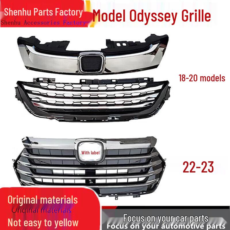 Compatible Front Grille Assembly with Ventilation for Honda Odyssey Models 2018-2023
