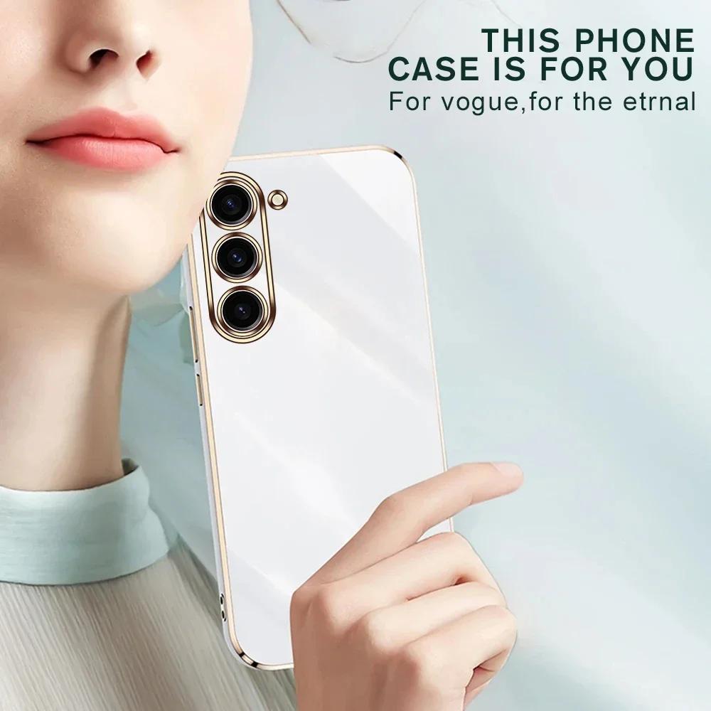Case For Samsung Galaxy A14 A04E A04S A24 A34 A54 A05 A25 S4 Ultra S23 FE S22 Plus Luxury Cute Silicone Cover Men women gift
