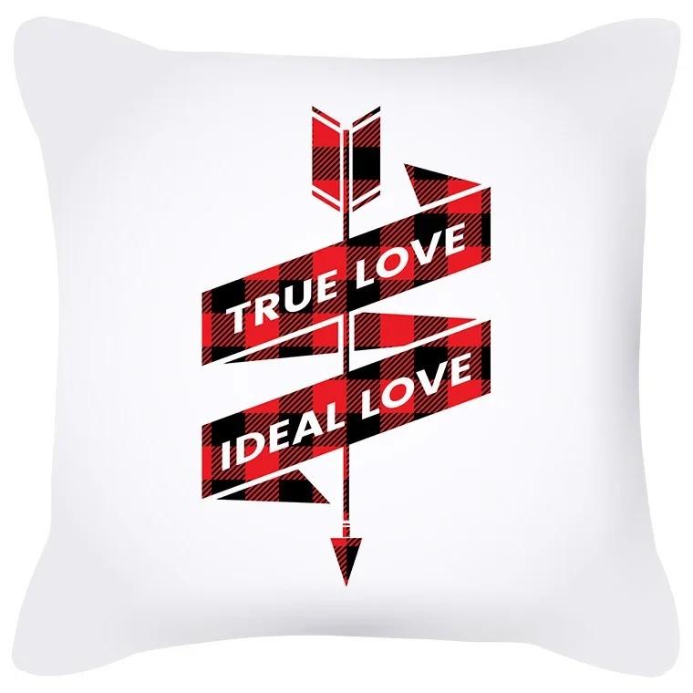 Home Decor Valentine Love Designs for Cozy Decor Pattern Cushion Cover Suitable for Sofa Bedroom Car Pillow Cover