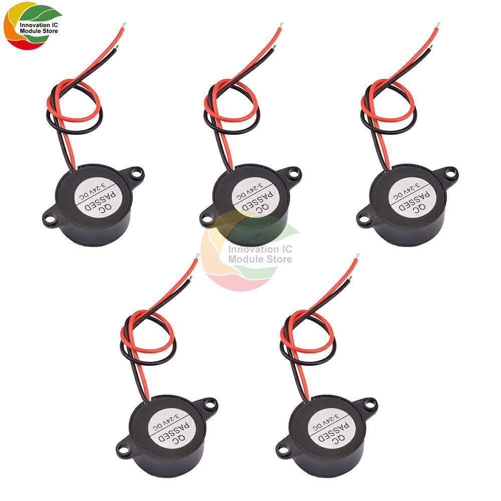 1/5PCS SFM-20B DC3-24V Durable Piezo Electronic Buzzer Alarm 95DB Continuous Sounder Buzzer Active Piezoelectric Buzzer