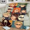 Jujutsu Kaisen Warm Flannel Blanket Print Comfortable for Bedrooms, Picnics, Sofas, Beds, Chairs, Travel-kwq142