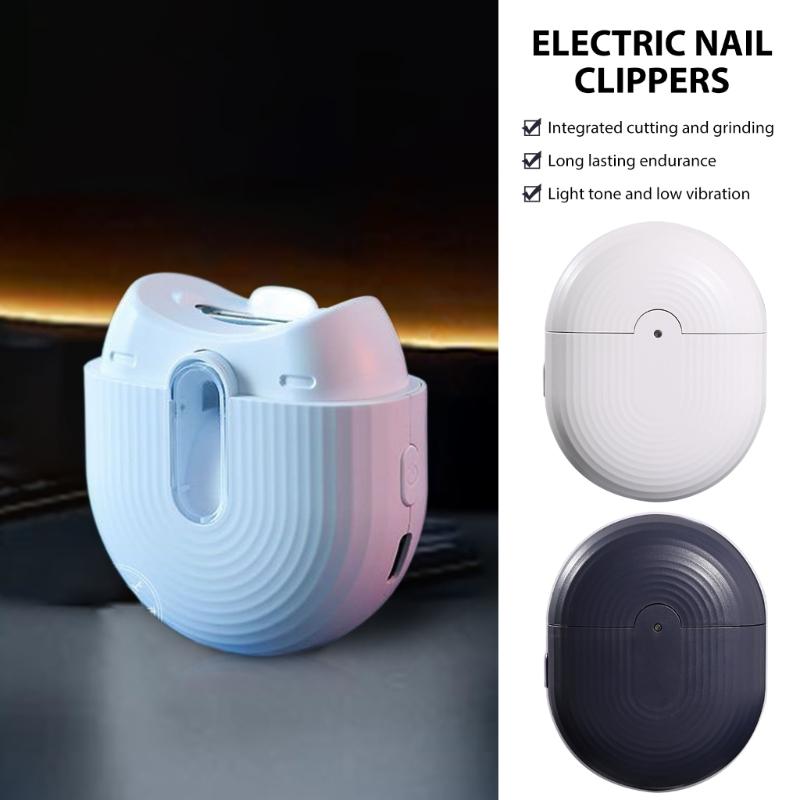 Automatic Nail Cutter with 2 Speed Electric Nail Clippers Rechargeable Fingernail Cutter Fingernail Clippers for Daily