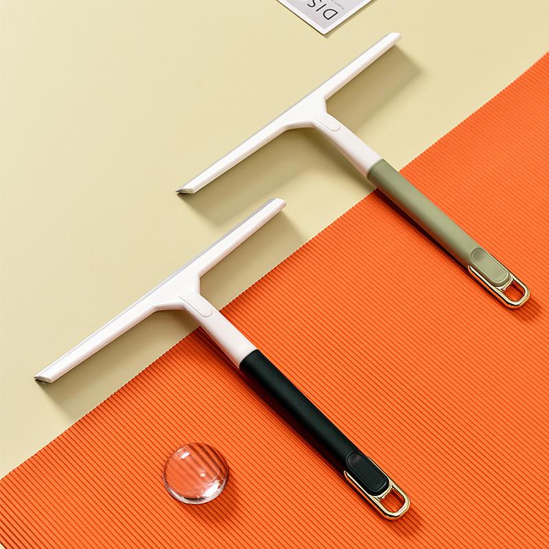 Double-Sided Glass Scraper & Squeegee for Window Cleaning