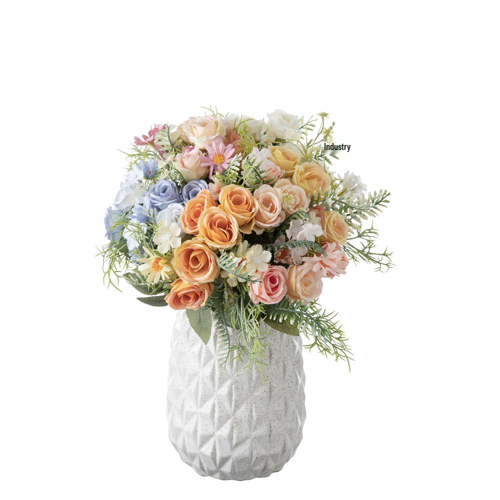 Rose Daisy Bouquet INS Style Artificial Flower for Home Decoration and Weddings - MW66794