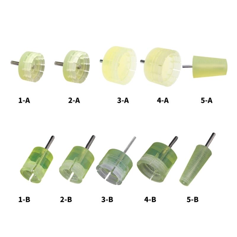 Easy to Use Jewelry Polishing Aid Cone Shaped Silicone Fixing Stick for Rings Bracelet Gemstones Processing Tool