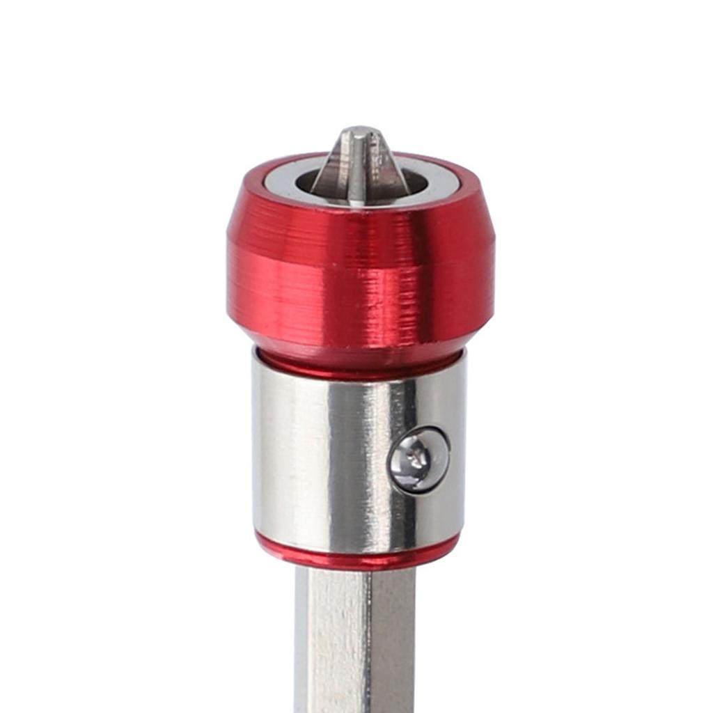 6,35 mm Universeller rutschfester Magnetring Legierung Magnetring Schraubendreherbit Korrosionsschutz Starker Magnetisierer Bohrer