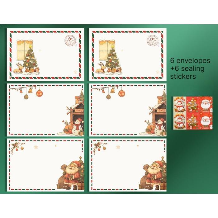 Hot Stamping English Christmas Cards, High-end Christmas Tree Gifts, Gifts for the Elderly, Flower Bouquets, Store Decorations, Small Cards