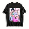 Trendy Anime Character Print Casual T-Shirt Unisex Loose Fit Stylish Streetwear Top Pure Cotton T-shirt