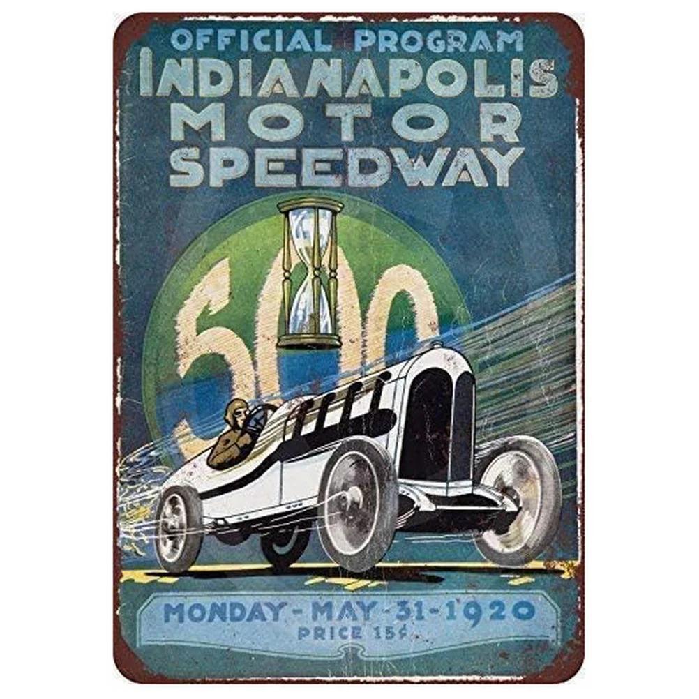 Car Motorcycle Racing Metal Tin Signs Mustang Poster Plate Wall Decor for Bars Game Room Man Cave Cafe Club Retro Posters Plaque