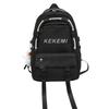 Schoolbag backpack solid color trendy brand men's and women's travel large-capacity backpack junior high school students lightweight simple casual 