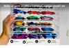 1/64 Wheels Display Case Stand, Dustproof Stationery 8 Layer Model for Toy