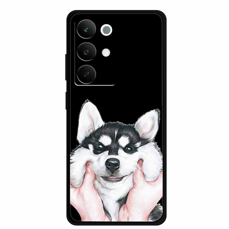 Black Silicone Case For Realme C85 Pro 2025 Case Cartoon Soft TPU Back Cover For Realme C85 5G Phone Case C 85 Pro Coque Funda