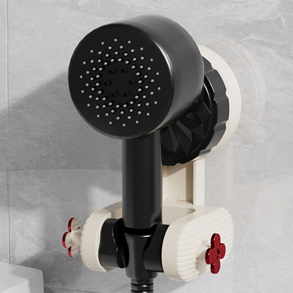 Badezimmer Duschhalterung Einstellbare Winkel Duschbasis Saugfuß Duschkopfhalter Basis Handbrausehalterung