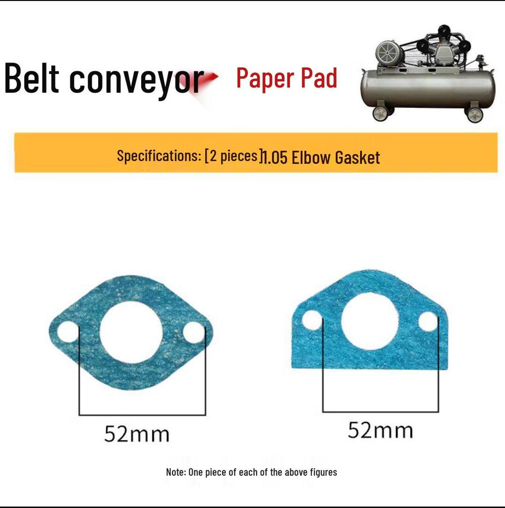 Air Compressor Head & Cylinder Seal Kit: Paper, Steel Wire, Asbestos Gaskets & 3P Air Rod Gasket