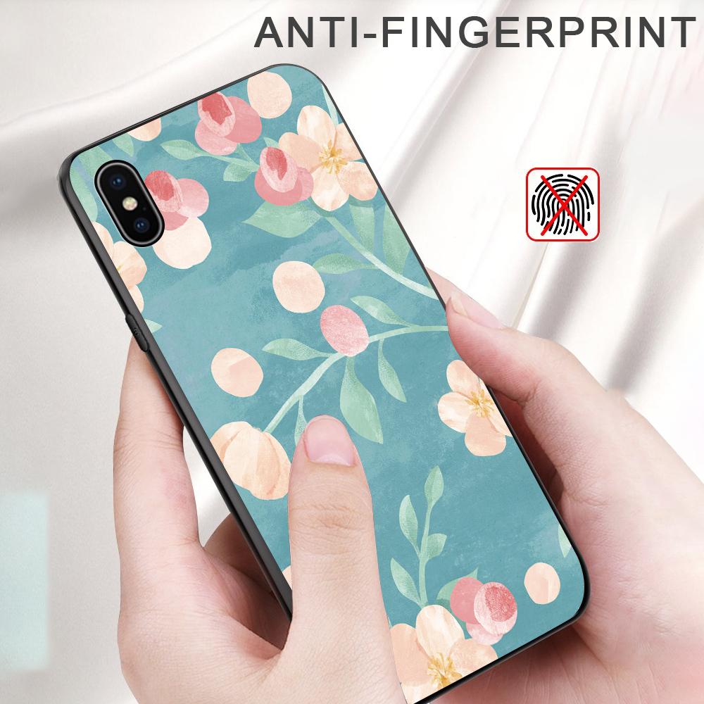 Modisches, elegantes Blumenblatt-Muster, weiche Silikon-TPU-Schutzhülle