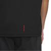 adidas Casual Πουλόβερ με Γράμματα και Στρογγυλή Λαιμόκοψη, Μανίκια Raglan, Κοντομάνικο T-Shirt, Ανδρικά T-Shirts, Μαύρο JF0797