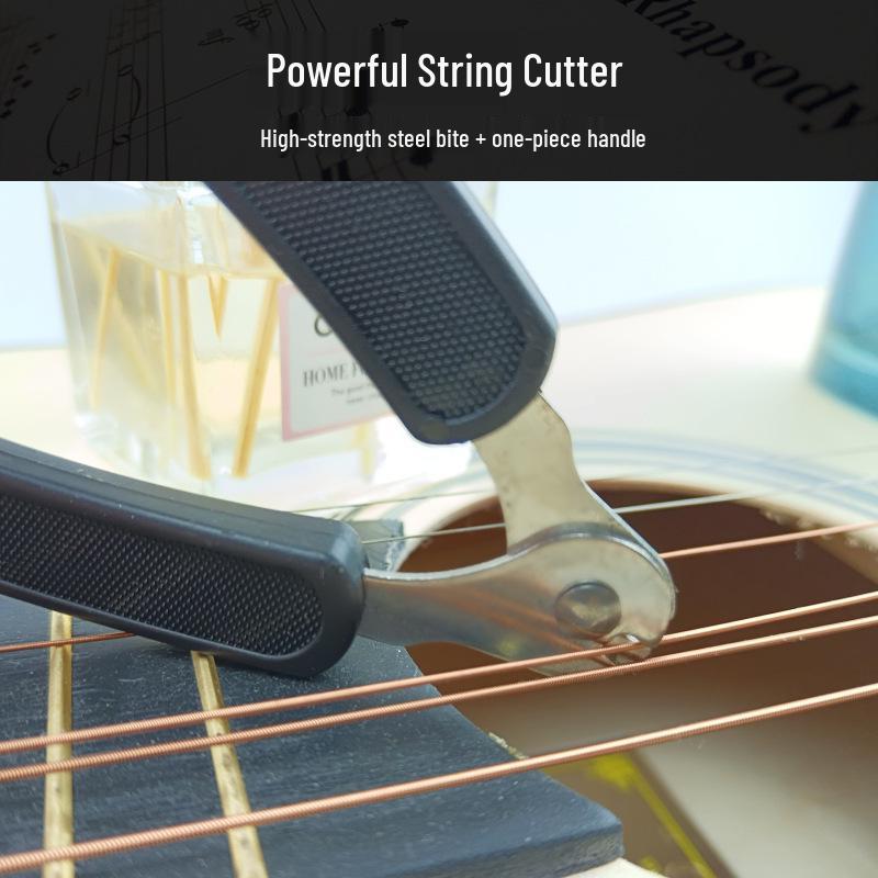3-in-1 Acoustic Guitar Tool Set: String Cutter, Winder, Lifter, Pin Puller - Perfect for Acoustic-Electric Guitar Maintenance.
