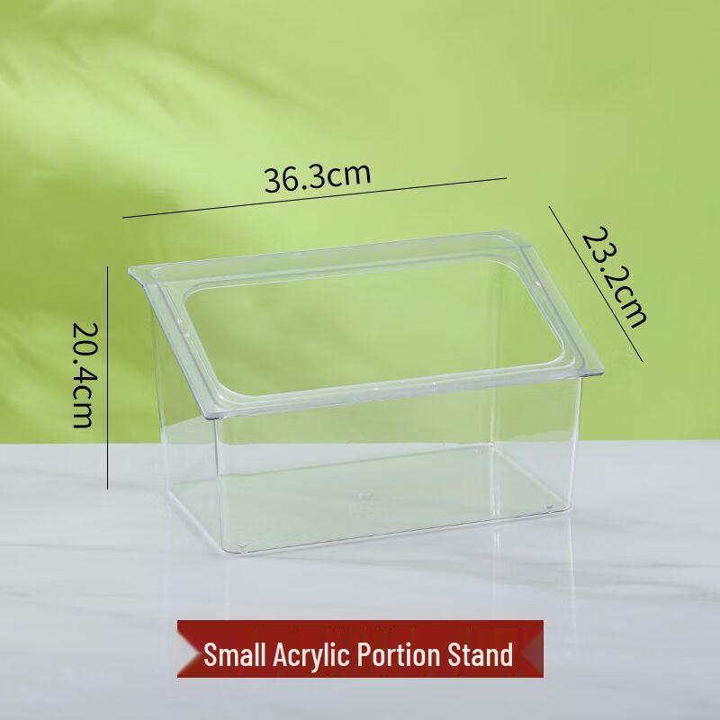 Qianxing Acrylic Transparent Food Portion Containers