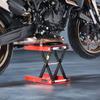 Motorcycle Scissor Lift Jack 1200lbs Wide Deck Motorcycle Lift Stand Crank