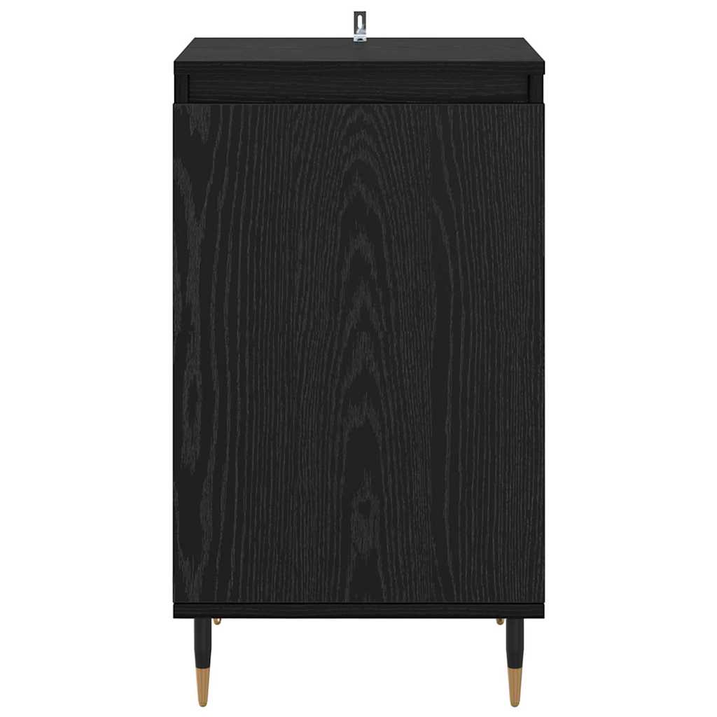 Sideboard 2 Pcs Black Oak Look 40 X 35 X 70 Cm