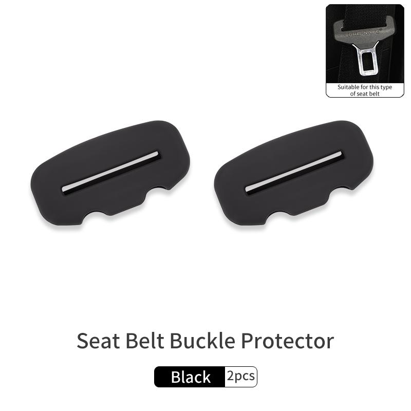 2025 Hot Silicone Car Seat Belt Buckle Cover For BMW G30 G20 F30 F10 G01 X1 X2 X3 X4 X5 X6 X7 Anti-Scratch Auto Safety Belt Clip
