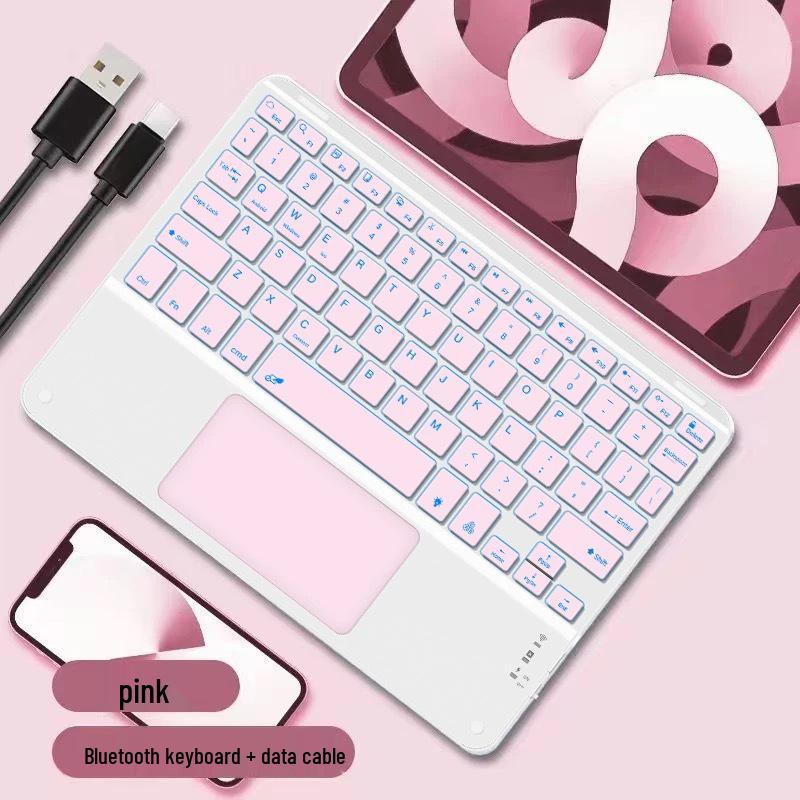 iPad Touch Bluetooth Rechargeable Magnetic Keyboard for Huawei Xiaomi Tablets and Phones