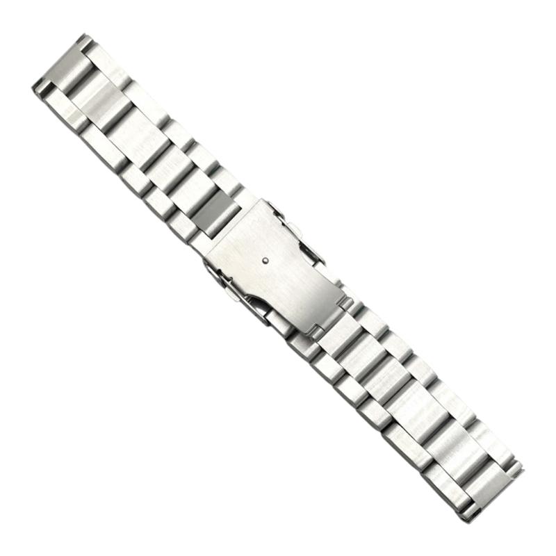 Smartwatch Adjustable Band Straps Wristband Bracelet Wear Resistance Unisex Waterproof with Double Press Fold Over Clasp