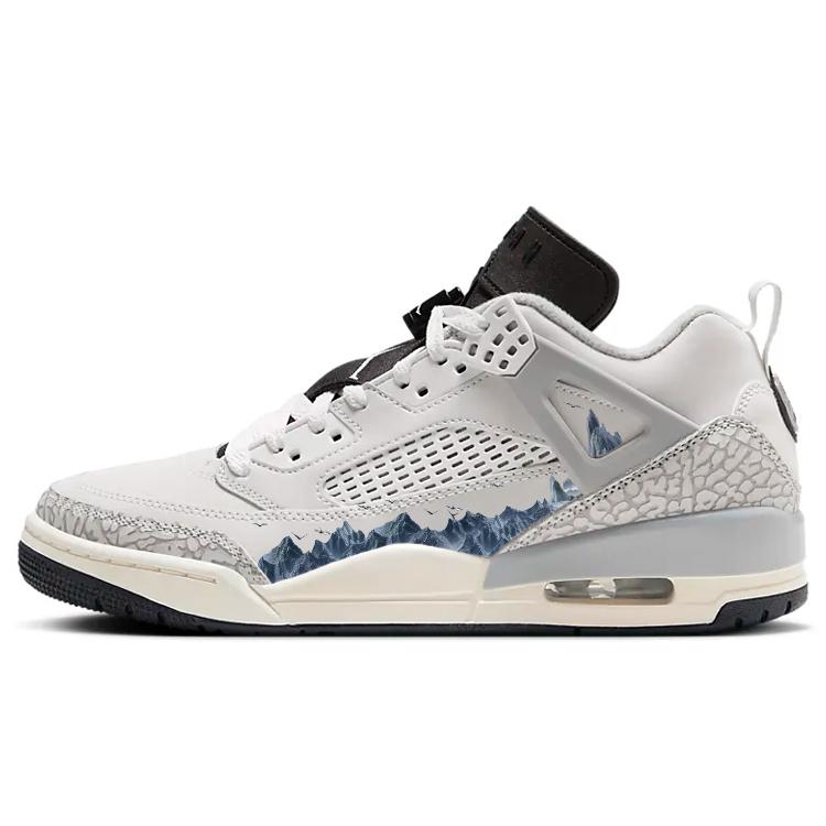 Jordan Spizike Vintage Basketball Shoes Men s Low top Gray/White HQ1191-011(Team56-) 40