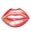 Adult Sequin Inflatable Red Lip Floating Pool Party Water Toy Props Photography