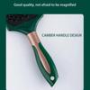 Dark Green Hairdressing Comb Anti-static Massage Comb High Quality Salon Hairbrush