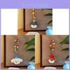 Plush Dog Phone Charm With Cartoon Hat For Gift And Decoration