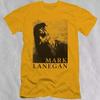 Vtg Mark Lanegan Band World Tour Cotton Yellow Full Size Unisex Shirt BT880 Unisex T-Shirt