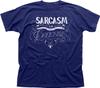 SARCASM Is My Only Defense Fathers Day Funny Navy Printed T-shirt 09867