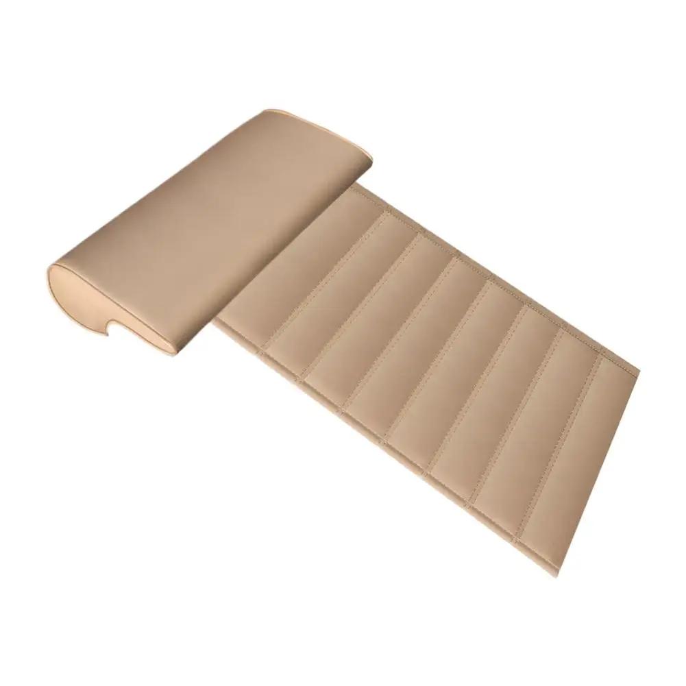 Universal Car Leg Support Cushion PU Leather Car Seat Extender Cushion Memory Foam Leg Support Pillow For Long-Distance Dri N3T3