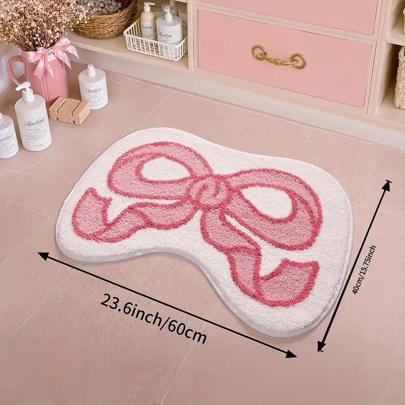 Bow Shaped Carpet Living Room Cooling Tea Table Mat Bedroom Easy Bedside Carpet Cradle Mat