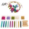 Quiet Time Handcraft Activities DIY Beaded Bracelet Making Kit 3D Hummingbird Butterfly Fox Small Ornament Kit Craft Beginner-Friendly Bead